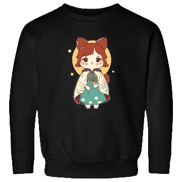 Discover Cat Art Japanese Cat Girl Sweatshirts