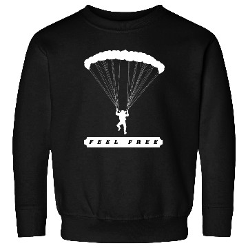 Discover Feel free parachute, Cross Country Pilots Sweatshirts
