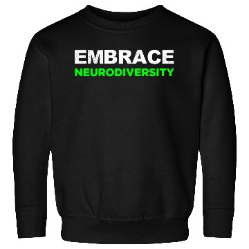 Discover Neurodiversity Embrace ADHD Autism ASD Rainbow Sweatshirts