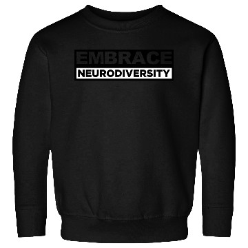 Discover Neurodiversity Embrace ADHD Autism ASD Rainbow Sweatshirts