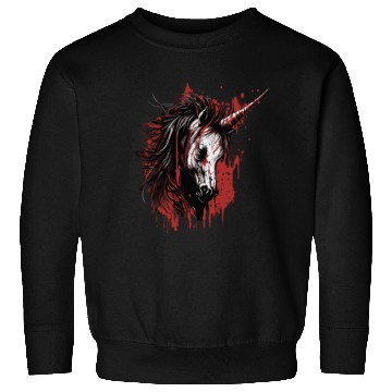 Discover scary unicorn Sweatshirts