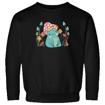 Discover Cottagecore Mushroom Aesthetic Nature Conservation Sweatshirts