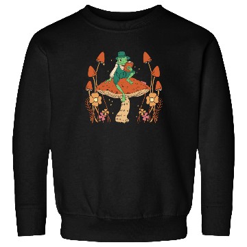 Discover Cottagecore Mushroom Aesthetic Nature Conservation Sweatshirts