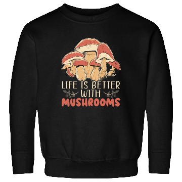Discover Cottagecore Mushroom Aesthetic Nature Conservation Sweatshirts