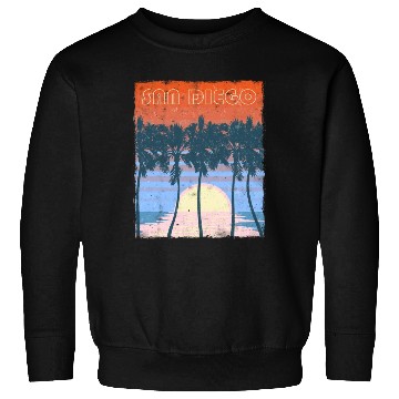 Discover San Diego Beach Family Vacation Keepsake Sweatshirts