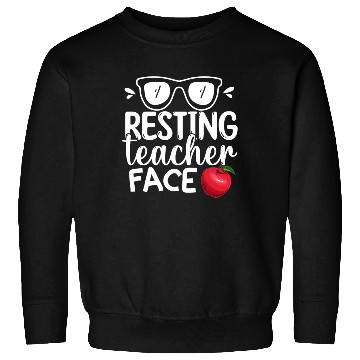 Discover Resting Teacher Face Happy Retirement Plan Sweatshirts