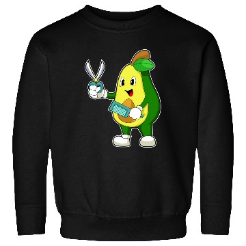 Discover Avocado Hairdresser Scissors Comb Sweatshirts