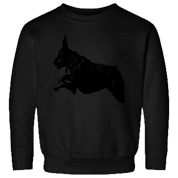 Discover Doberman jumping ,Funny Doberman Pinscher Vector Sweatshirts
