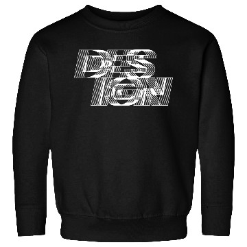Discover black and white design typography Sweatshirts