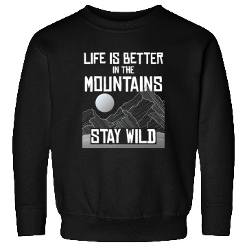 Discover Hiking, mountaineering - life in the mountains Sweatshirts