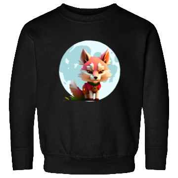 Discover Wolf howling at the moon graphic Sweatshirts