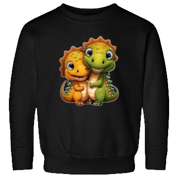 Discover Cute dino dinosaur siblings brothers kids love Sweatshirts