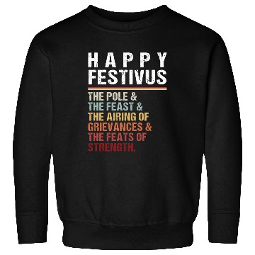 Discover Happy Festivus Christmas Holiday Retro Vintage Sweatshirts