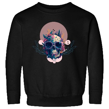 Discover Dead Skull with Gothic floral rose flower gift Sweatshirts
