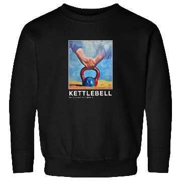 Discover Gym Kettlebell Painting Sweatshirts