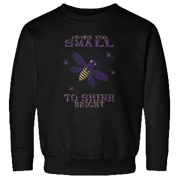 Discover never too small to shine bright firefly Sweatshirts