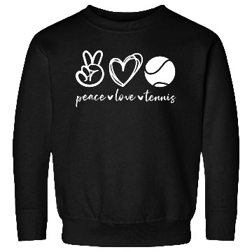 Discover Peace Love Tennis Sweatshirts