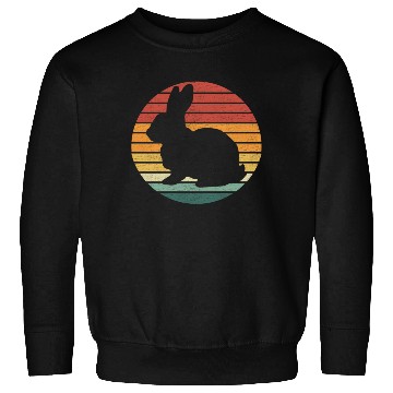 Discover Bunny Lover - Vintage Sunset Bunny Sweatshirts