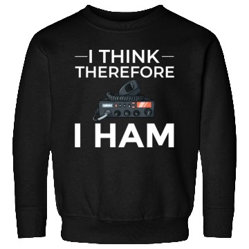 Discover Think Therefore Ham Radio nostalgia Sweatshirts