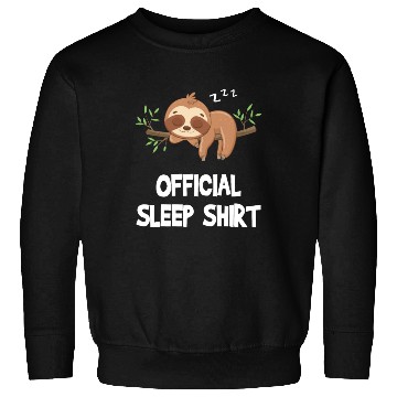 Discover Official Sleep Sweatshirts Cute Funny Sloth Napping