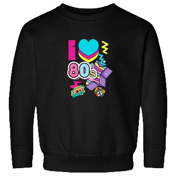Discover I Love 80s funny 80s women style Sweatshirts