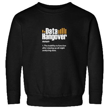 Discover Data Hangover Definition Sweatshirts