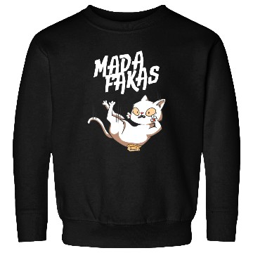 Discover Clumsy Cat I Madafakas I White Cat Sweatshirts