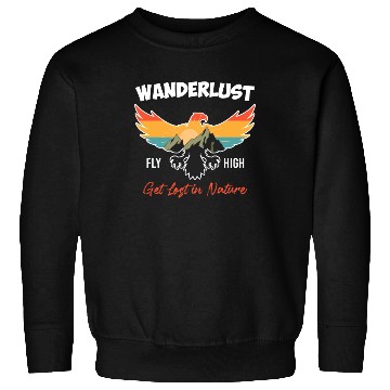 Discover Wanderlust Mountaineer Hiking Mountain love Sweatshirts