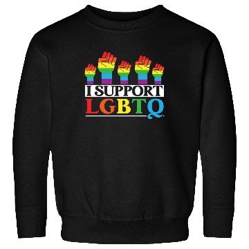 Discover I Support LGBTQ Rainbow Pride Month Gay Pride Sweatshirts