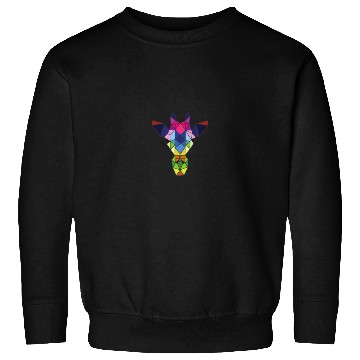 Discover giraffe head made of geometric shapes Sweatshirts
