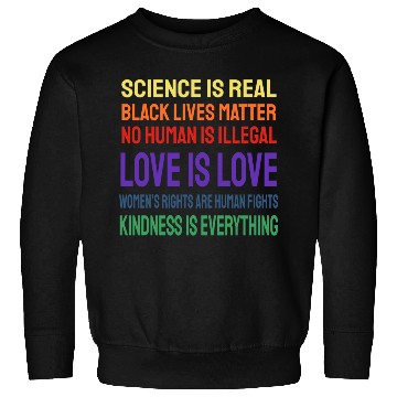 Discover Science Is Real Black Lives Matter Sweatshirts