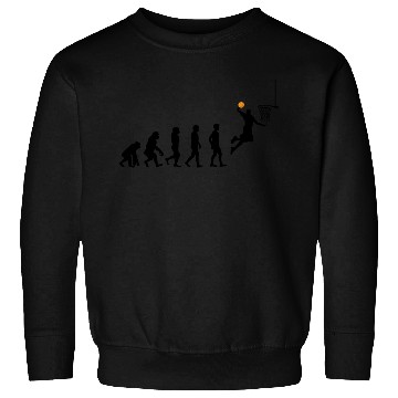 Discover Basketball Evolution Cool Basketball Player Sweatshirts
