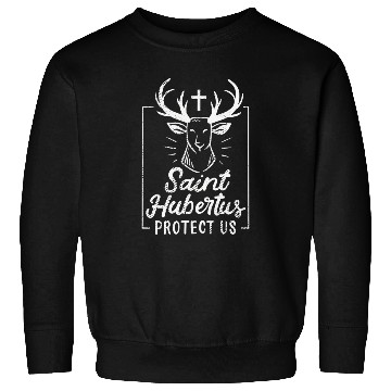 Discover Saint Hubertus Deer Hunter Elk Moose Buck Hunting Sweatshirts