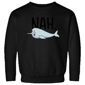 Discover Procrastinating Narwhal Lover Aquatic Animals Sweatshirts