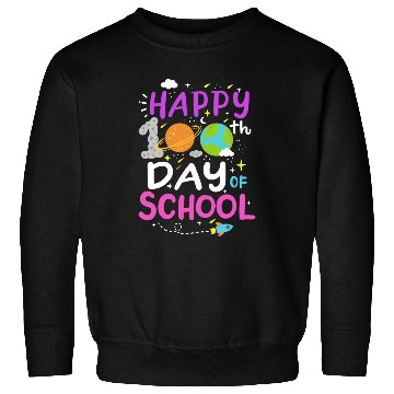 Discover 100 Days of School Science Teacher Student Sweatshirts