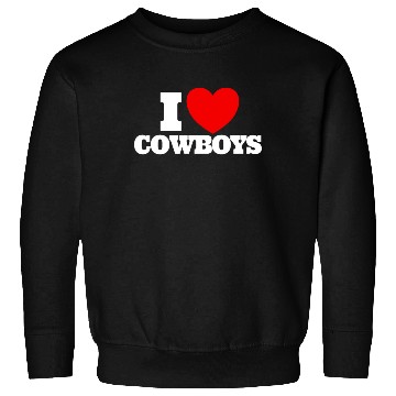 Discover I Love Cowboys Red Heart Cowboy Lovers Cowboys Sweatshirts