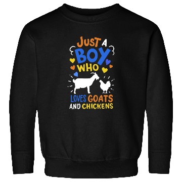 Discover Goats Chickens Farmer Goat Lover Chicken Lover Sweatshirts