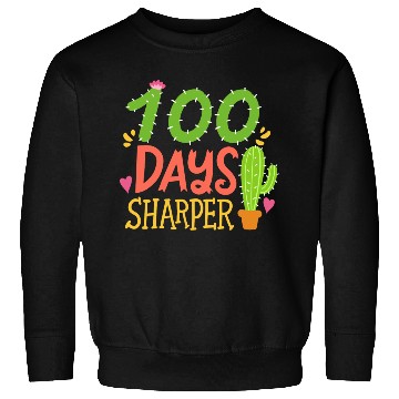 Discover 100 Days Of School Student Teacher Cactus Sweatshirts