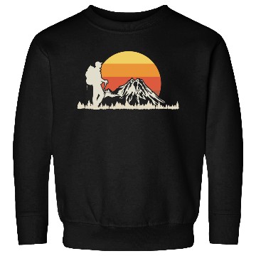 Discover Hiking Hiker Mountain Sweatshirts