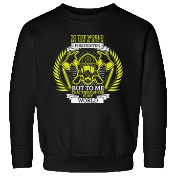 Discover Fireman Volunteer Firefighter Son Mother Sweatshirts