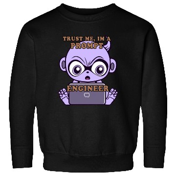 Discover Trust me im a prompt Engineer - i love my Job Sweatshirts