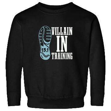 Discover Half Marathon Villain In Training Marathon Runner Sweatshirts