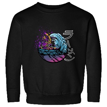 Discover Waves Ramen Sweatshirts