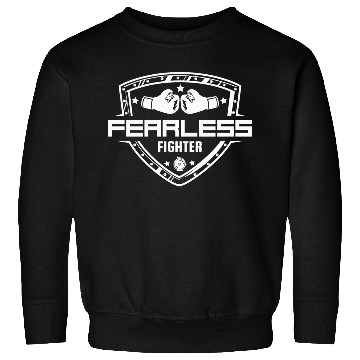 Discover Fearless Fighter | Boxing Gloves Sports Player Sweatshirts