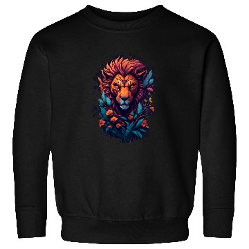 Discover Abstract lion Sweatshirts