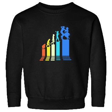 Discover Square Dancer Evolution Retro Style Square Dancing Sweatshirts