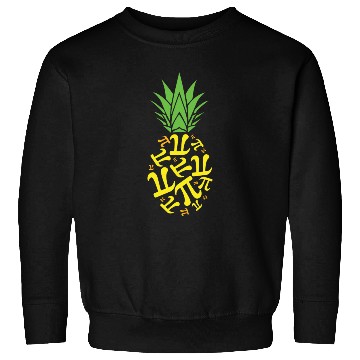 Discover Pineapple Pi Math Holiday Mathematics Pi Day Sweatshirts
