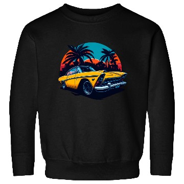 Discover Classic car illustration Sweatshirts