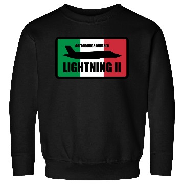 Discover Italian F35 Lightning Small logo trending Sweatshirts
