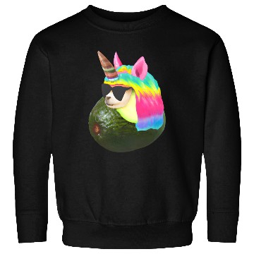 Discover Happy unicorn avocado Sweatshirts